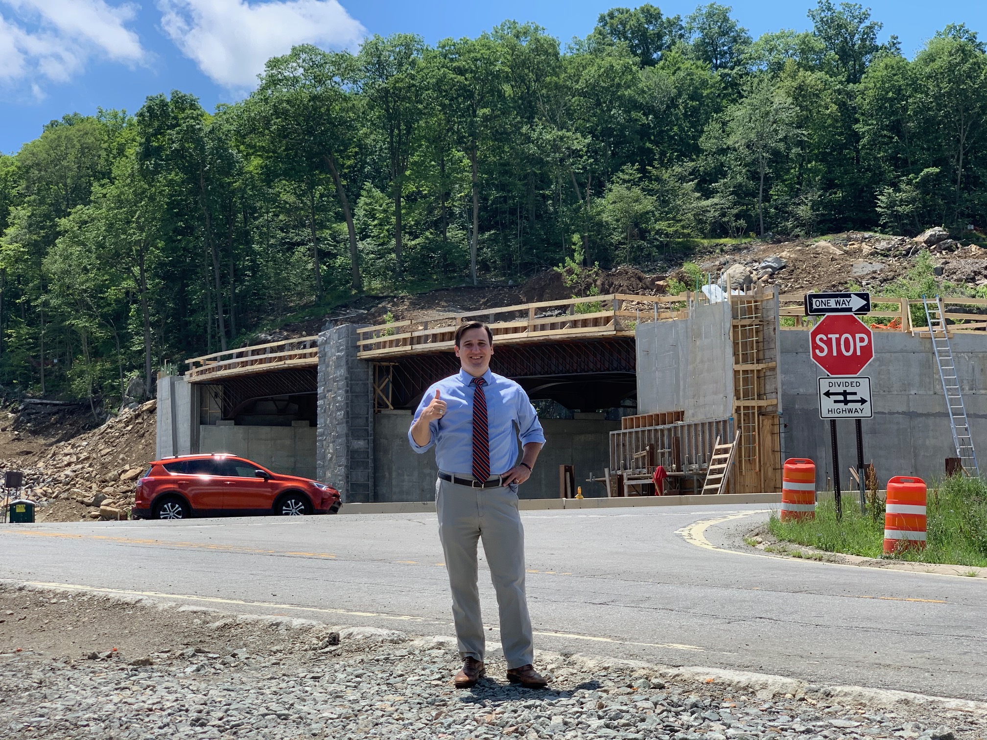 Overpass & Ramps Open Before Winter on TSP at Pudding Street in Putnam ...
